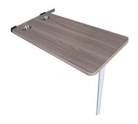 YCVAWEOD RV Wall Mounted Folding Table, Camper Dining Table, Foldable Multifunctional Table for Motorhome, Outdoor Camping Picnic LWX