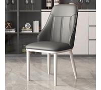 YCVAWEOD Set of 4 Light Luxury Dining Chairs, High Resilience Upholstered Kitchen Chairs with Backrest & Metal Legs, Elegant Dining Room, Bedroom or Office Armchairs LWX