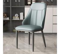 YCVAWEOD Set of 4 Light Luxury Upholstered Dining Chairs with Backrest, High Resilience Kitchen Furniture, Stylish Metal Legs for Dining Room, Bedroom, or Office Use LWX