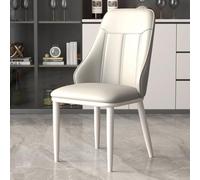 YCVAWEOD Set of 4 Light Luxury Upholstered Dining Chairs with Backrest, High Resilience Kitchen Table Chairs, Metal Legs, Perfect for Dining Room, Bedroom, or Office LWX