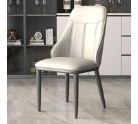YCVAWEOD Set of 4 Light Luxury Upholstered Dining Chairs with High Resilience, Backrest & Sturdy Metal Legs - Ideal for Kitchen, Dining Room, Bedroom, or Office Use. LWX
