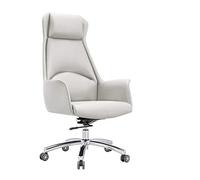 YCVAWEOD Silla Gaming Gaming Chair Reclining Computer Office Chair High Back Racing Genuine Leather Chair Desk Chair for Home Office Gamer Chair for Adults (Color : Beige) LWX