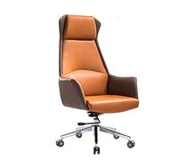 YCVAWEOD Silla Gaming Gaming Chair Reclining Computer Office Chair High Back Racing Genuine Leather Chair Desk Chair for Home Office Gamer Chair for Adults (Color : Khaki) LWX