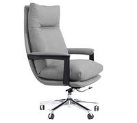 YCVAWEOD Silla Gaming Gaming Chair Rotatable Reclining Computer Chair with Fixed Armrest for Bedroom and Living Room Office Chair Gamer Chair for Adults (Color : Gris) LWX