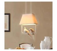 YCVAWEOD Simple Japan Style Chandeliers Bird Pendant Lights Modern Hanging Lamps Compatible with Ceiling Light Study Dining Room Birdcage Home Decor,Led Lamp LWX