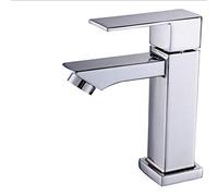 YCVAWEOD Single Handle Cold Water Bathroom Sink Faucet Brass Basin Taps Heavy Duty Star of Light LWX