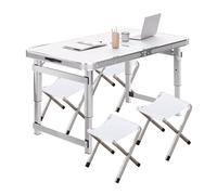 YCVAWEOD Slate Desk for Home Office Study Bedroom - Computer Desk with Drawers & Chair (80x45x75cm) - Modern Workstation Furniture Stylish & Functional LWX