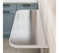 YCVAWEOD Space-Saving Foldable Wall Desk - Laundry Floating Table, Wall-Mounted Drop Leaf Workbench for Home Office & Bedroom, Compact Folding Design (L70*W30cm) LWX