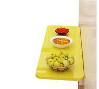 YCVAWEOD Space-Saving Folding Wall Table Drop Leaf Kitchen Dining Table Wall-Mounted Desk for Home Office & Laundry Multi-Functional Foldable Shelf for Small Spaces LWX