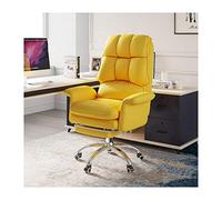 YCVAWEOD Swivel Desk Chair Executive Commercial Swivel Chair, Boss Office Deck Chair, PU Leather Task Chair for Executive, Drafting, Gaming or Office for Home Office Chair LWX