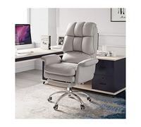 YCVAWEOD Swivel Desk Chair Executive Commercial Swivel Chair, Boss Office Deck Chair, PU Leather Task Chair for Executive, Drafting, Gaming or Office for Home Office Chair LWX