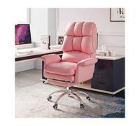 YCVAWEOD Swivel Desk Chair Executive Commercial Swivel Chair, Boss Office Deck Chair, PU Leather Task Chair for Executive, Drafting, Gaming or Office for Home Office Chair LWX