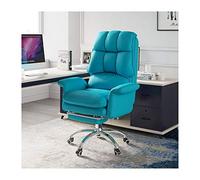 YCVAWEOD Swivel Desk Chair Executive Commercial Swivel Chair, Boss Office Deck Chair, PU Leather Task Chair for Executive, Drafting, Gaming or Office for Home Office Chair LWX