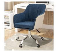 YCVAWEOD Swivel Desk Chair Rolling Swivel Chair, Computer Chair with Adjustable Height, Comfortable Armless Desk Chair for Executive, Drafting, Gaming or Office for Home Office Chair (Dark LWX