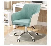 YCVAWEOD Swivel Desk Chair Rolling Swivel Chair, Computer Chair with Adjustable Height, Comfortable Armless Desk Chair for Executive, Drafting, Gaming or Office for Home Office Chair (Light LWX