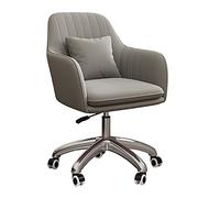 YCVAWEOD Swivel Desk Chair Swivel Arm Chair with Wheels, Velvet Accent Lounge Chair for Living Room/Bedroom/Home Office/Study for Home Office Chair LWX