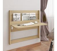 YCVAWEOD Wall Folding Table, Space Saving Hanging Table,Laptop Computer Desk, Wall Mount Desk, for Small Saving Spaces Bedroom, Home Office, Balcony 40×60CM, 40×80CM (Load-bearing 50kg) LWX