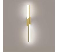 YCVAWEOD Wall Lamp 10W LED Strip Simple Double Head Rectangular Wall Light Iron Wall Sconce Lighting Fixtures Compatible with Living Room, Dining Room, Pendant Light LWX