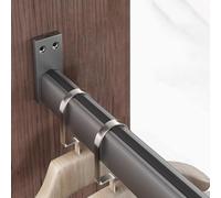 YCVAWEOD Wall-Mounted Clothes Rack - Heavy-Duty Adjustable nizer 50-130 cm Durable Wardrobe Hanger for Closet Storage (Gray 100 cm) LWX