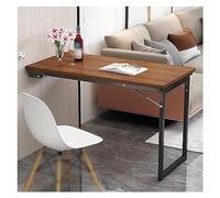 YCVAWEOD Wall Mounted Drop Leaf Table Folding Dining Table Floating Laptop Desk Collapsible Folding Workbench Home Office Desk Fold Up Wall Table for Laundry Room Garage (Color : D Size : S) LWX