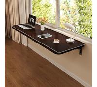 YCVAWEOD Wall-Mounted Foldable Desk Space-Saving Folding Table for Home Office Kitchen & Living Room Versatile Workstation Easy Installation Modern Design Compact & Functional. LWX