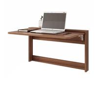 YCVAWEOD Wall Mounted Folding Desk for Small Spaces, Space-Saving Floating Table, Versatile Fold Down Workstation for Home, Office, Garage, Workshop (C, 84x49CM/33x19IN) LWX