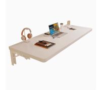 YCVAWEOD Wall Mounted Folding Desk Space Saving Workbench Versatile Wall Shelf Table for Kitchen Bedroom Living Room Compact 30 * 10 Design Easy Installation LWX