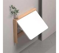 YCVAWEOD Wall Mounted Folding Table,Folding Wall Mounted Desk,Drop Leaf Table Functional Hanging Desk,Suitable For Living RoomDining Room, Small Space Indoor.(White,83 * 45cm) LWX