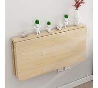 YCVAWEOD Wall Mounted Folding Table Space Saving Desk for Home Office Compact Floating Dining Table Multi Functional Wall Desk for Small Spaces LWX