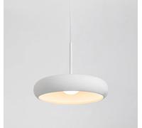 YCVAWEOD White, Creative Design Vintage Pendant Light Nordic Gypsum Dining Room lamp Modern Minimalism Hanging lamp LED Living Room Bedroom loft Country House LWX