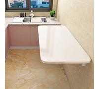 YCVAWEOD Wooden Folding Wall-Mounted Drop-Leaf Table,Space Saving Wall-Mounted Folding Table,Folding Workbench,Modern and Minimalist Folding Wall Table LWX