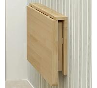 YCVAWEOD Wooden Wall-Mounted Folding Table,Space Saving Folding Wall-Mounted Drop-Leaf Table,Pine Wood Table,Folding Wall Table,Computer Table,Dining Table,Drop Leaf Table (70x50cm/28x20in) LWX