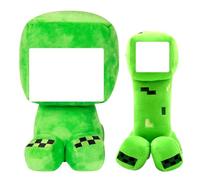 YCVBCY Plush Dolls, Pack of 2 Creepe-R Plush Figures, Kawaii Cuddly Toy Creepe-r Characters Doll, Home Accessory Cartoon Plush Toy for Fans Children, for Playing, Collecting and Cuddling