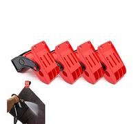 YCWF 4PCS Heavy Duty Mat Clamps Car Wash Floor Mat Clamps,Wall-Mounted Car Mat Cleaning Clip,Multi-Purpose Anti-Slip Spring Clamps for Large Towel&Doormat Auto Detailing Tools