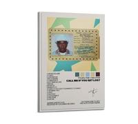 YCWUKARTS 71xfH7pswwL._AC_SL1500_ Posters, Music Canvas Wall Art Vintage Prints For Home & Office Wall Decor 16x24inch(40x60cm) Frame-style-1