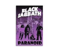 YCWUKARTS Black Sabbath Posters, Music Canvas Wall Art Vintage Rock Band Prints For Home & Office Wall Decor 16x24inch(40x60cm) Unframe-style