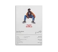 YCWUKARTS Brent Faiyaz -Fuck The World Posters, Music Canvas Wall Art Vintage Prints For Home & Office Wall Decor 24x36inch(60x90cm) Unframe-style