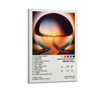 YCWUKARTS Cage The Elephant-Neon Pill Posters, Music Canvas Wall Art Vintage Prints For Home & Office Wall Decor 08x12inch(20x30cm) Frame-style