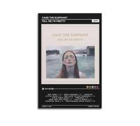 YCWUKARTS Cage The Elephant - Tell Me I'm Pretty Posters, Music Canvas Wall Art Vintage Prints For Home & Office Wall Decor 24x36inch(60x90cm) Unframe-style-1