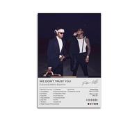YCWUKARTS Metro Boomin-we Don't Trust You Posters, Music Canvas Wall Art Vintage Prints For Home & Office Wall Decor 12x18inch(30x45cm) Unframe-style