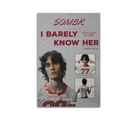 YCWUKARTS Sombr - I Barely Know Her Posters, Music Canvas Wall Art Anime Prints For Home & Office Wall Decor 12x18inch(30x45cm) Unframe-style