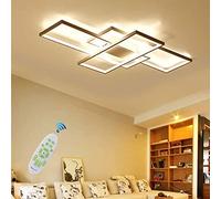 YCWZKJ LED Dimmable Ceiling Light, Modern Ceiling Lamp with Remote Control Living Room Lamp, Acrylic Lampshade Chandelier for Bedroom Dining Room Lamp Kitchen Office Inside Decorative Des