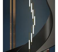 YCWZKJ Modern Branch Villa Stair Chandelier Led Long Line Villa Stair Chandelier Villa Living Room Decorative Villa Stair Chandelier Dining Room Home Stair Villa Stair Chandelier pendnat