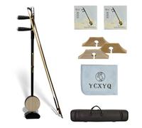 YCXYQ Ebony Alto Banhu Black Sandalwood Professional Banhu Opera Banhu Pure Handmade Erhu Chinese 2-String Violin Suitable for Beginners Professional Performers Send a Full Set of Accessories