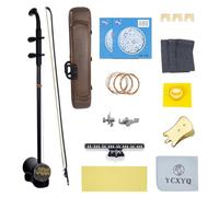 YCXYQ Ebony Gaohu Handmade Chinese 2 String Violin Professional Soprano Erhu Oriental Violin Suitable for Beginners Adults Professional Players