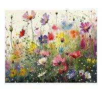 Ycydilirab Paint by Numbers for Adults Beginners-Paint by Number Flowers,DIY Acrylic Paint by Numbers Kits on Canvas Flower Drawing Colorful Paintworks Artwork for Adults Beginner,12x16inch