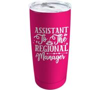 YCYFSC Assistant to The Regional Manager Coffee Tumbler 20 oz with Lid and Straw Insulated Stainless Steel Tumblers Hot and Cold Tumbler