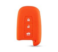 YCYHMHH 3 BNT For Hyundai Elantra Sonata Veloster Genesis For KIA Soul Sportage Remote For Smart Fob Cover Silicone Key Cover Case-3 Buttons Orange