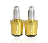 YCYHMHH Motorcycle accessories handlebar hand grips handle bar ends cap For Suzuki GSF 1250 250 600 650 S/N Bandit 2007-2015 2014 2013-Gold Black