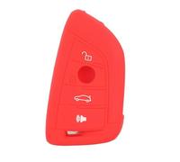 YCYHMHH Remote Car Key Case Cover For BMW X1 X3 X4 X5 X6 F15 F16 F48 G30 G38 525 540 730 740 1 2 5 7 Series 218i G/FEM/CAS4-Red